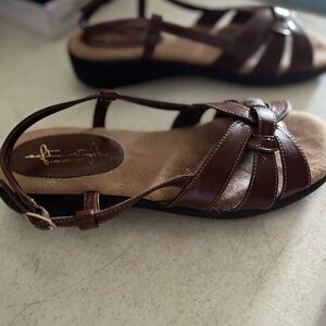 Brown Leather Sandals